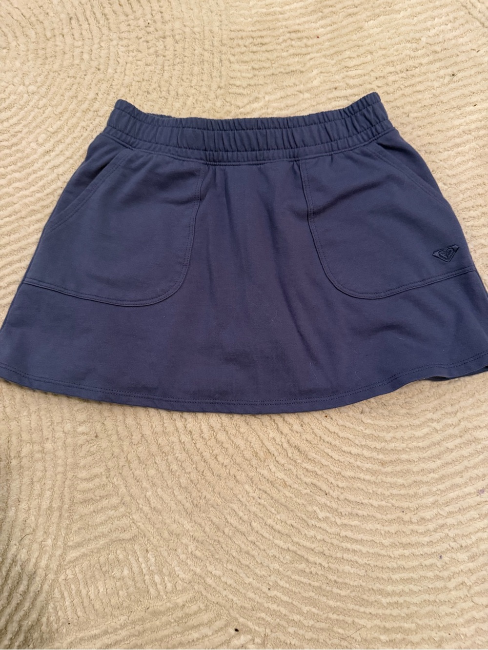 Roxy Navy Active Mini Skirt with Front Pockets